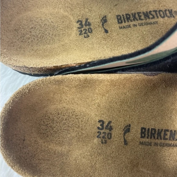 Birkenstock slides double green camo straps 3.5 Arizona style. - Picture 4 of 4